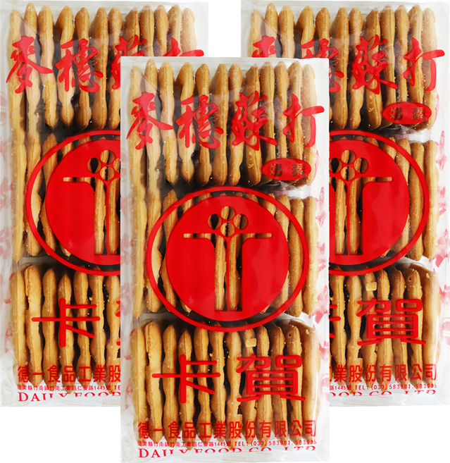 卡賀 麥穗蘇打餅, 140g, 3包
