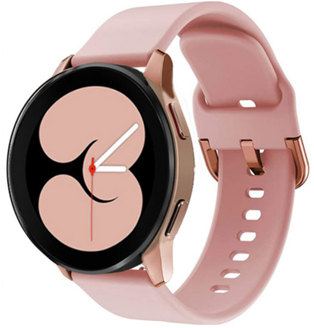 아이엠판다 갤럭시 워치 20mm 솔리드 실리콘 밴드 스트랩, 인디핑크, 1개