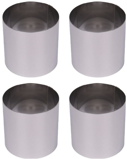 셰프부스터 높은 소형 무스링, 4개