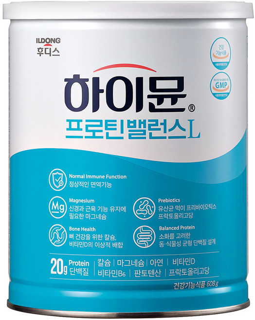 하이뮨 프로틴 밸런스 L 캔, 608g, 1개