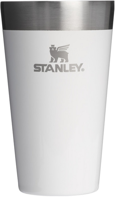 스탠리 어드벤쳐 스태킹 진공 파인트 텀블러, 프로스트화이트, 473ml, 1개