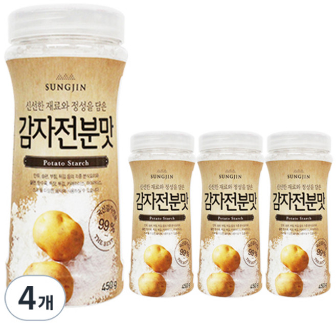 성진 국내산 감자전분맛, 450g, 4개