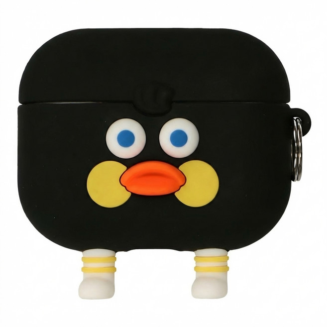 Romane BRUNCH BROTHER AirPod Pro矽膠保護套, 黑色, 1個