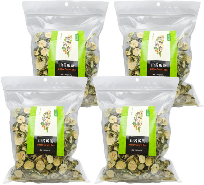 義昌生技 山苦瓜茶, 4個, 1個裝, 300g