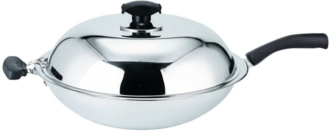 Pearl Horse 寶馬 厚釜M8七層複合金單把炒鍋, 36cm, 1個