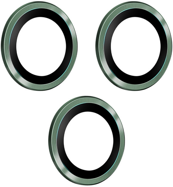 HODA 好貼 藍寶石鏡頭保護貼 松嶺青 3入, 1盒