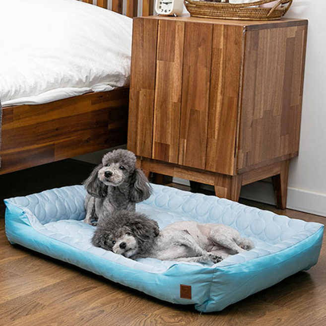 딩동펫 아이스 쿨링 방석, 블루, 1개