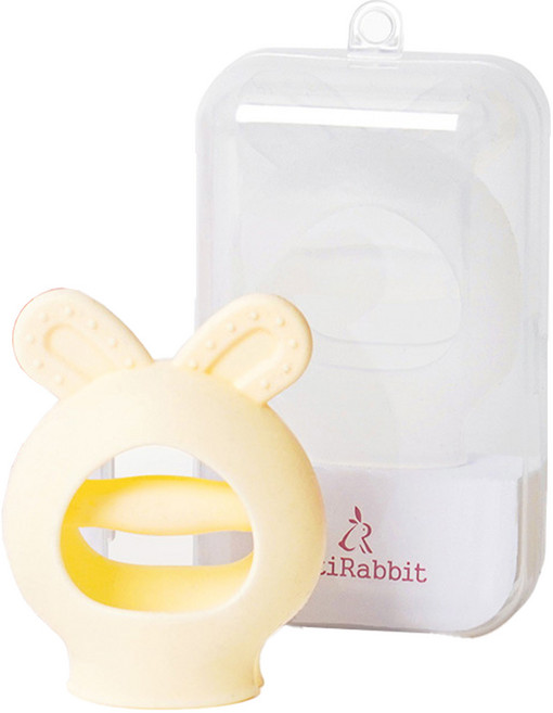 아띠래빗 토끼 치발기 + 전용 케이스 세트, 치발기 + 케이스, 크림바닐라(치발기), 1세트