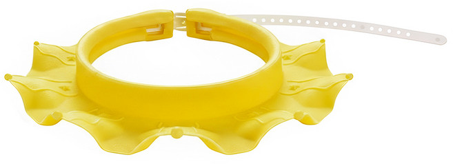 植妍媽咪 太陽花嬰幼兒洗髮帽, 1個, 黃色