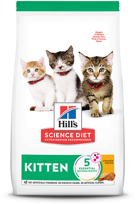 힐스사이언스다이어트 고양이 치킨 레시피 기능성 사료, 키튼, 1.58kg, 1개