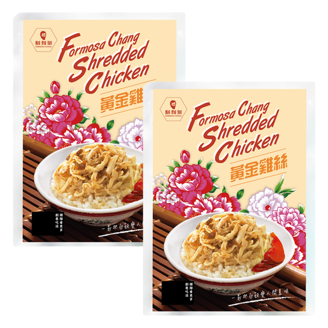 鬍鬚張 黃金雞絲, 300g, 2包