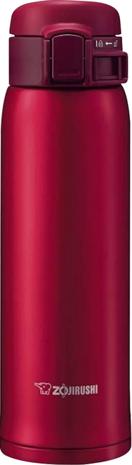 ZOJIRUSHI 象印 保溫瓶, 紅色, 480ml, 1個