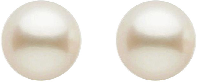 ENCLAIR 女款真水晶珍珠耳環 12mm