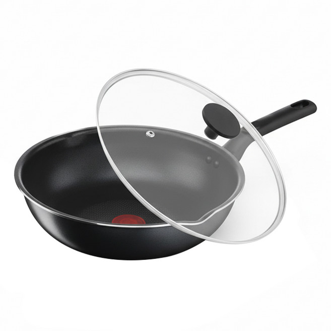 Tefal 特福 璀璨系列 不沾深平鍋 + 玻璃蓋 C5738496, 24cm, 1個
