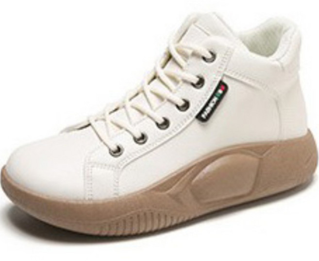 스코프어스 여성용 빈지지 통굽 하이탑 운동화 WS522