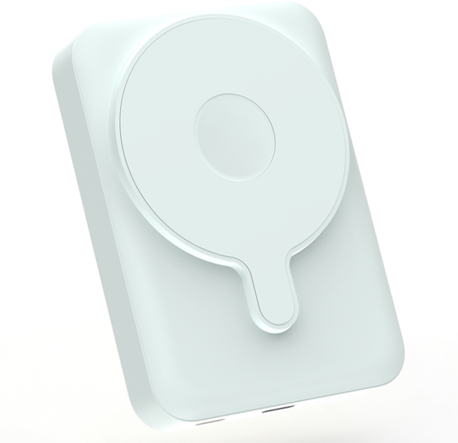 라온 플러스이 맥세이프 고속충전 아이폰 보조배터리 10000mAh, 민트, MAB10000