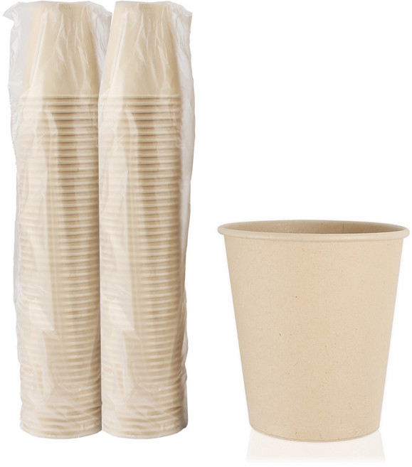 슈가랩 사탕수수 종이컵 190ml, 100개입, 1세트