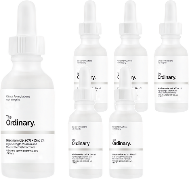 The Ordinary. 菸鹼胺精華液, 60ml, 6瓶