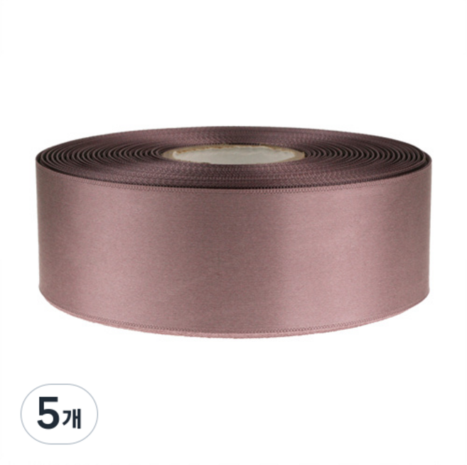 高密度緞面緞帶 10mm, 24種顏色, 45m, 5個