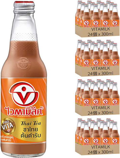 VITAMILK 豆奶 泰式奶茶口味, 96個, 300ml