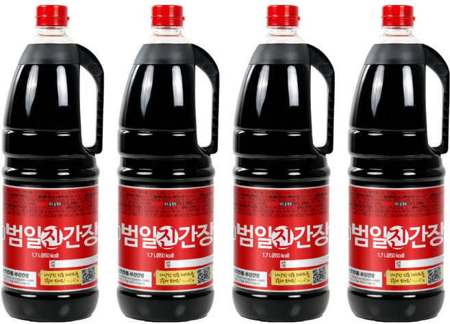 범일 진간장, 1.7L, 4개