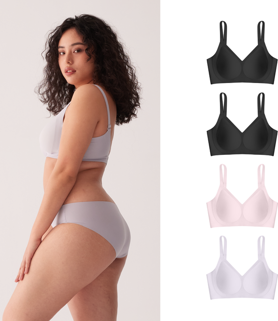 24hrs. 無感失憶內衣 鎮店款 4件組