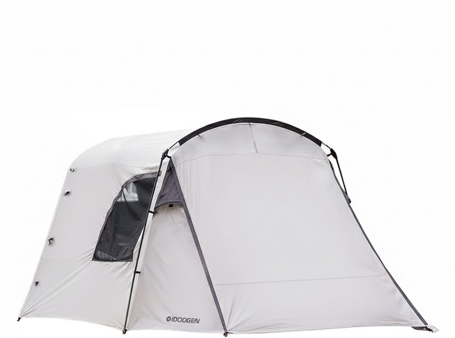 IDOGEN Fast Camp Mobility BAT 隱形對接後車廂車用遮蔽帳篷 車泊帳篷, 1-2人, 淺灰色