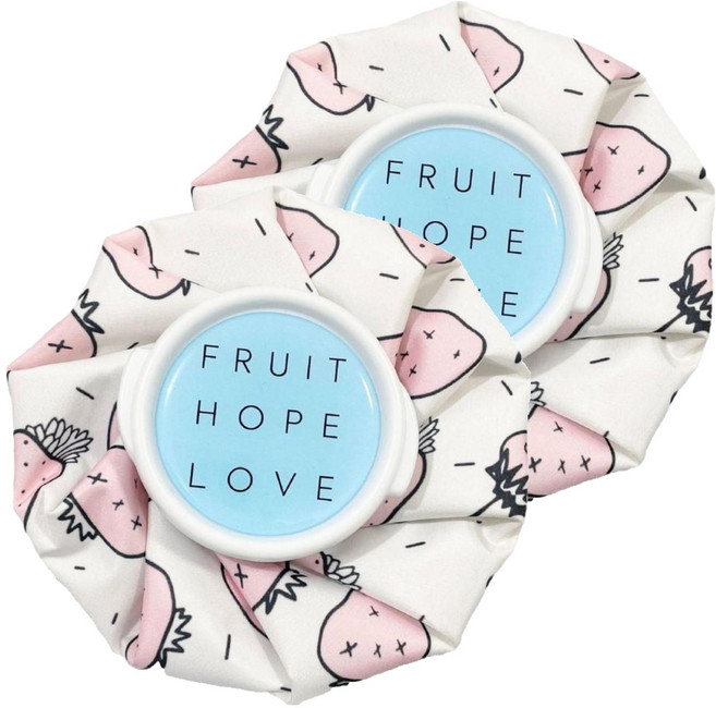 美得像專櫃 多功能冷熱敷袋 草莓, 1組