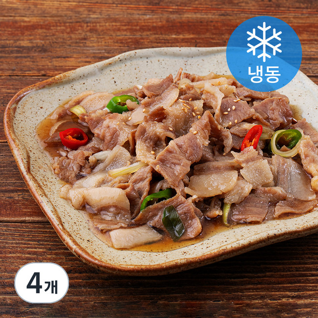 맛있는 녀석들 성북동 돼지불백 (냉동), 500g, 4개