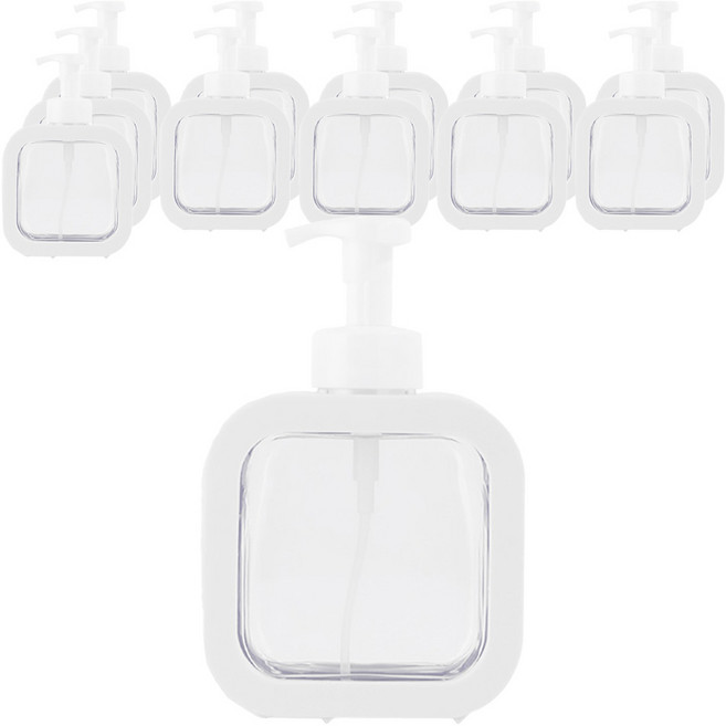 아리코 핸드워시 거품용기 디스펜서 500ml, 화이트, 12개