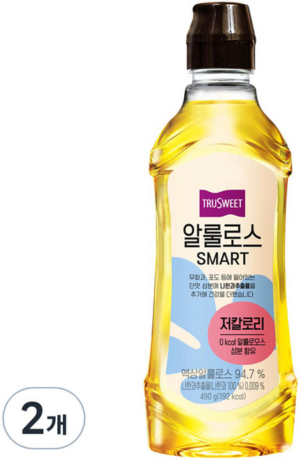 samyang True Sweet 阿洛酮糖 Smart, 490g, 2個