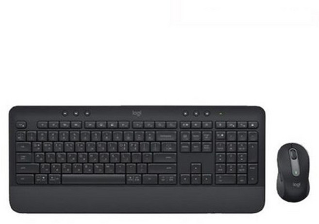logitech 羅技 無線鍵盤滑鼠組 MK650 石墨黑, General type (Full-size)
