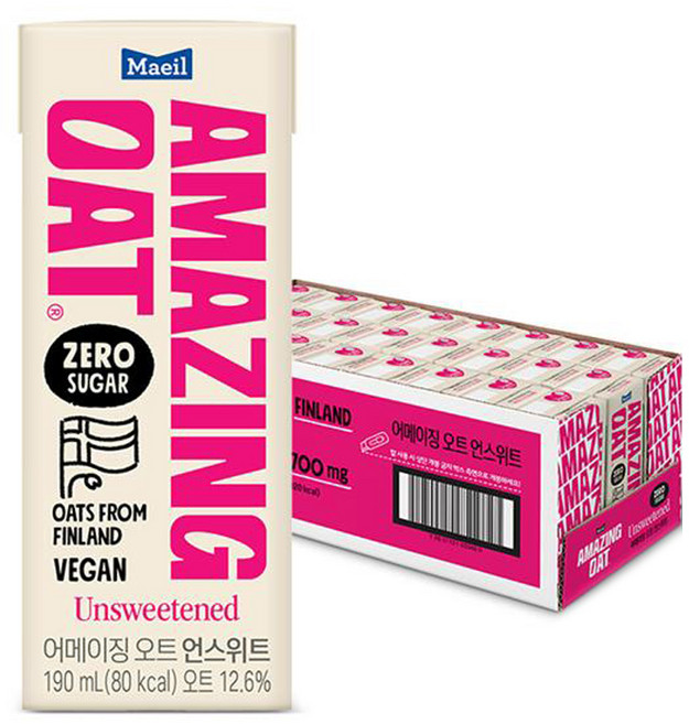 어메이징오트 언스위트, 190ml, 24개