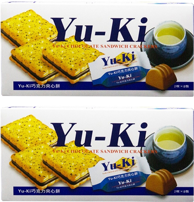 Yu-Ki 夾心餅 巧克力口味, 150g, 2盒
