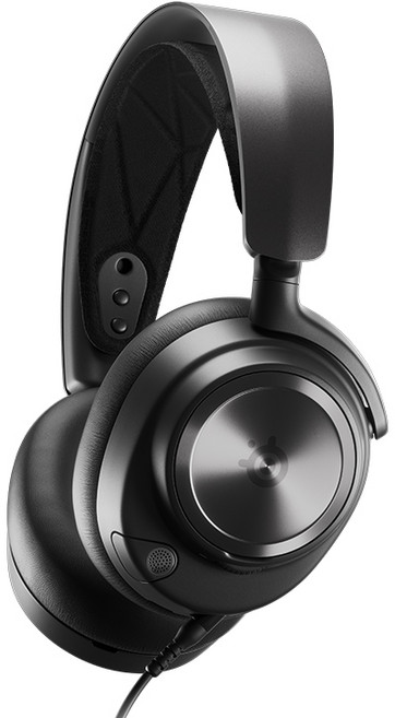 스틸시리즈 Arctis Nova Pro 유선 게이밍 헤드셋, HS-00022, 블랙