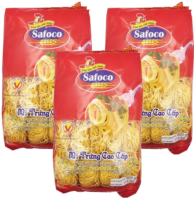 사포코 에그누들면, 500g, 3개