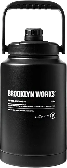 BROOKLYN WORKS 布魯克林 高規保冰保溫桶 1.69kg, 黑色, 3.8L, 1個
