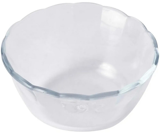 Corelle Brands 康寧餐具 珍珠金屬 PYREX 耐熱玻璃布丁杯 CP-8550 180ml, 透明色, 1個