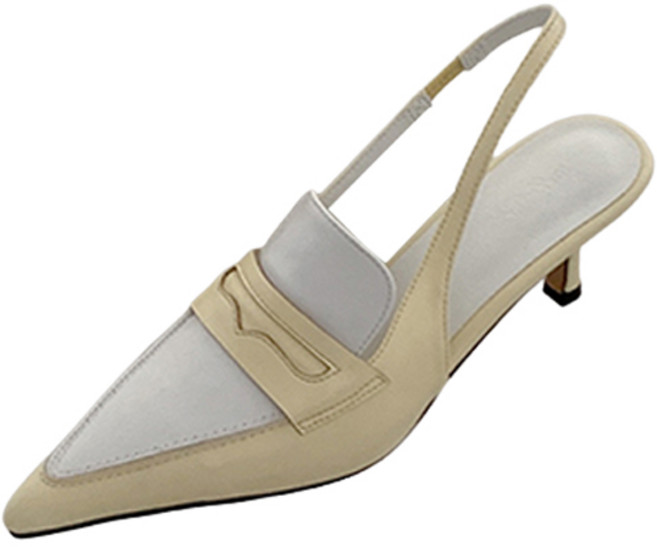 여성 에나오 슬링백 펌프스 7cm C131_H245