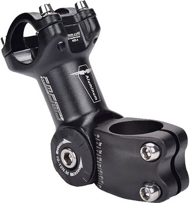 메이크스피드 자전거 각도조절 스템 31.8 x 90mm, 1개, 블랙