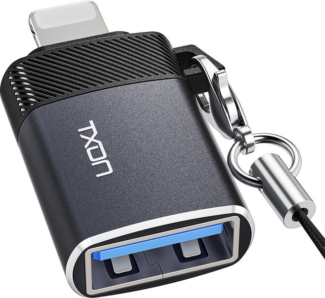 티엑스온 USB 변환 OTG 젠더, OTG-A-to-8pin, 1개