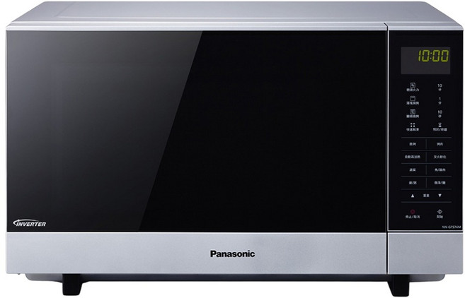 Panasonic 27L 變頻微電腦 微波烤箱 529 x 422 x 326mm 銀黑色 NN-GF574