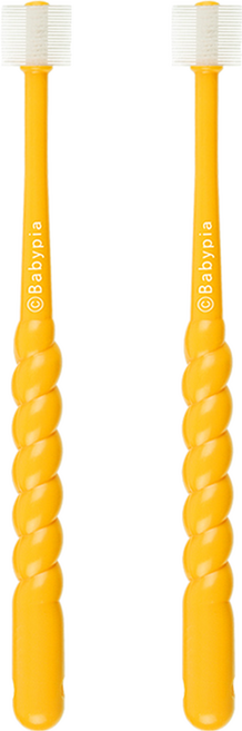 예꼬맘 360도 2단계 유아 칫솔, 오렌지, 1개입, 2개