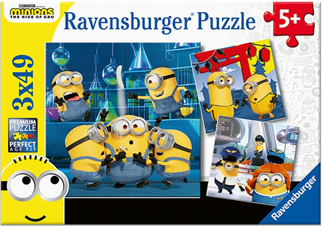 라벤스부르거 미니언즈 장난꾸러기 직소퍼즐, 49피스, R050826, 1개