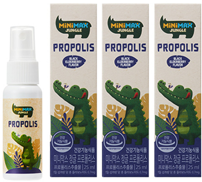 미니막스 정글 프로폴리스, 3개, 25ml