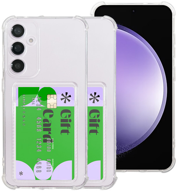 심플리로어 카드수납 범퍼 휴대폰 케이스 2p