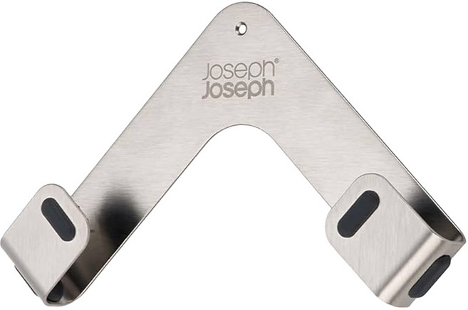Joseph Joseph 壁掛式鍋蓋收納架, 1個, 不鏽鋼色