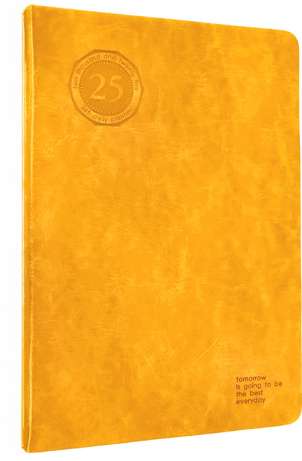 conifer 綠的事務 2025年 25K 荏苒系列 52週成功養成計畫, 陽光橙, 1本