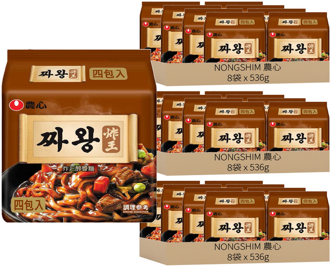 NONGSHIM 農心 炸王醡醬麵 134g, 96包