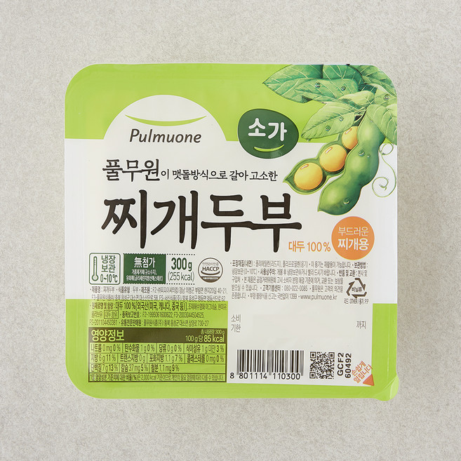 풀무원 찌개두부, 300g, 1개